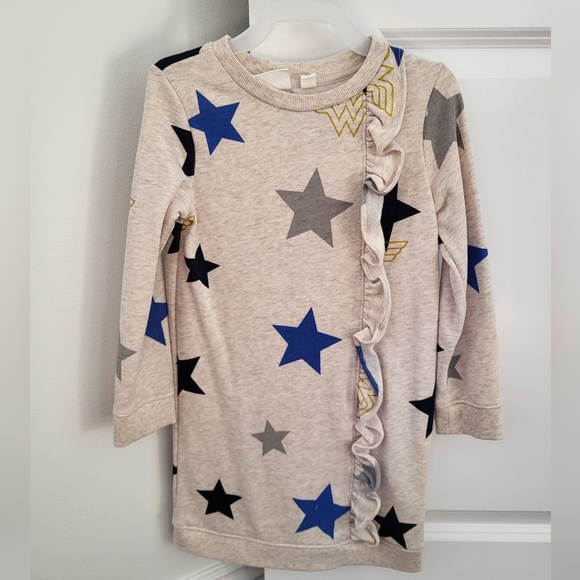 GAP Wonder Woman Girls Sweatshirt Dress SZ 5 - Picture 5 of 5